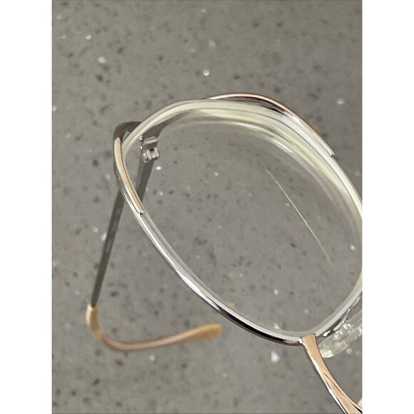 Vintage L'amy Kristy Eyeglasses Frames ONLY Gold Full Rim Square 54-16 125 - Picture 12 of 13